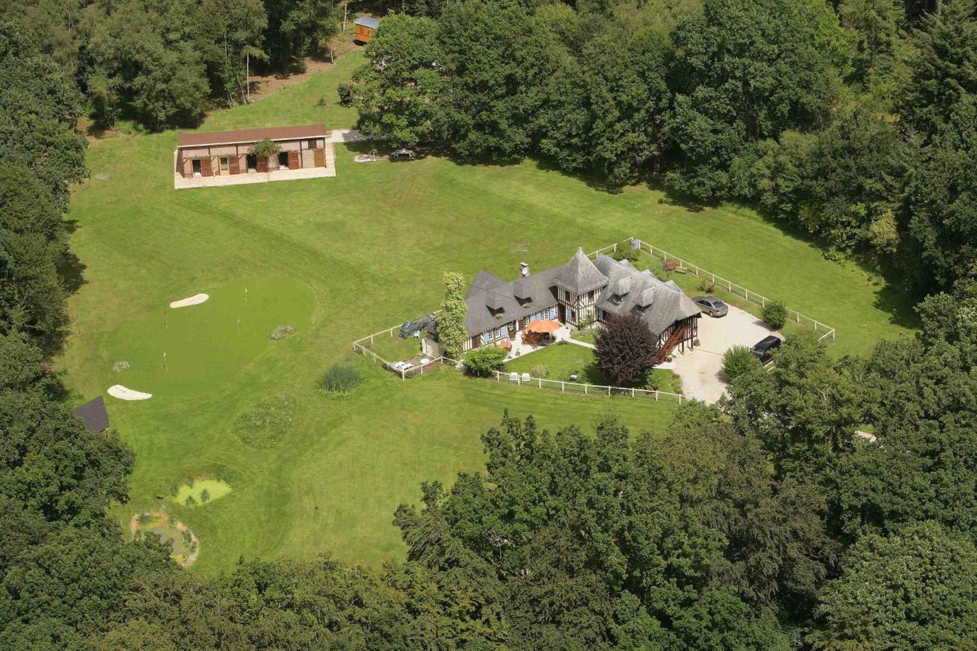 Domaine De La Mesange Acomodação com café da manhã Le Mesnil-Durand Exterior foto
